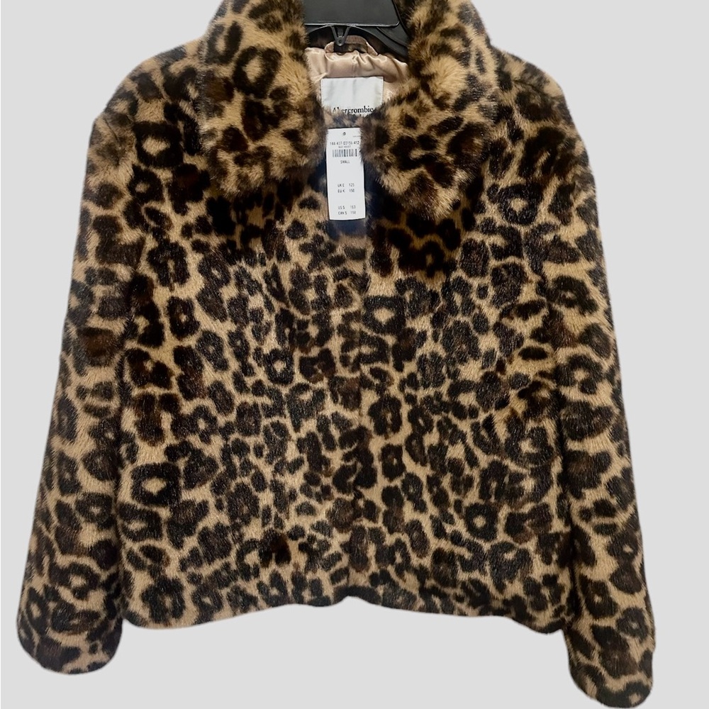 Abercrombie & Fitch Leopard Print Jacket